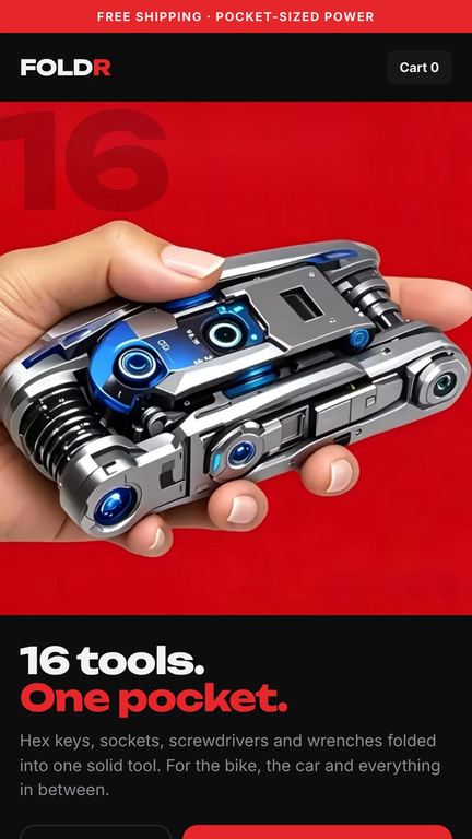 FOLDR, multitool