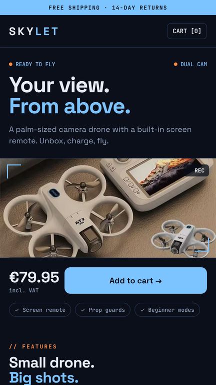 SKYLET, cameradrone